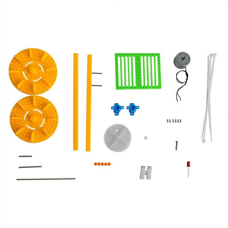 DIY Hand-cranked Water Turbine Generator, Hydroelectric Kit Can Be Hand-cranked Water Turbine Generator, Student Physics Experiment Model,Fun Science Project Kit (Bulk) - Image 1